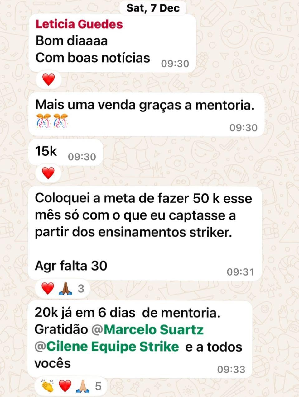 Letícia Guedes — Aluna Strike
